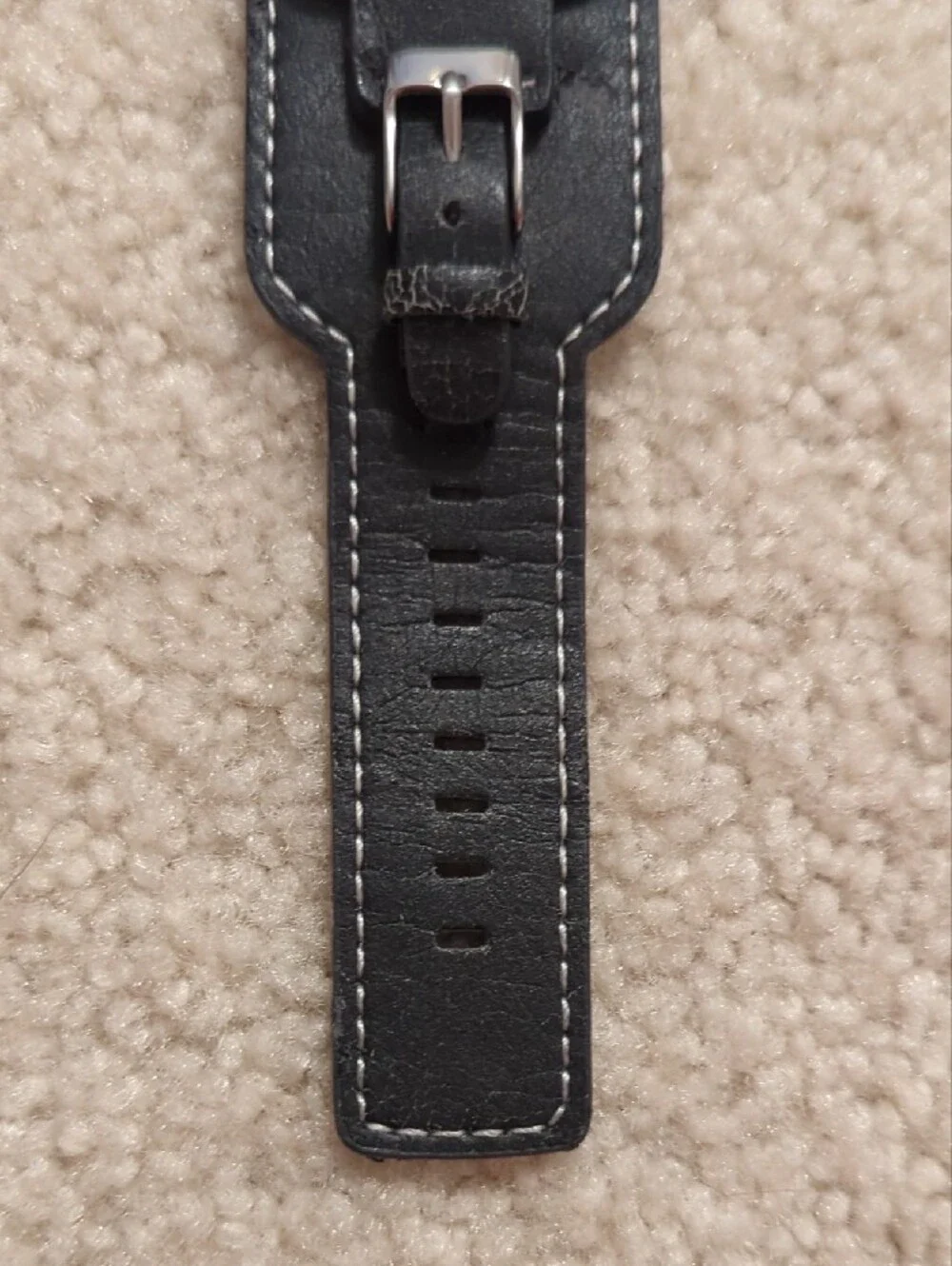 Guns N' Roses Wristwatch with Black Leather Band Vintage